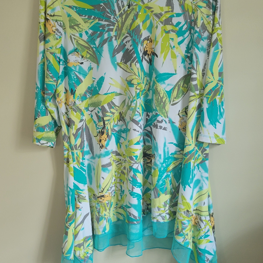 Tropical Print Women's Dress